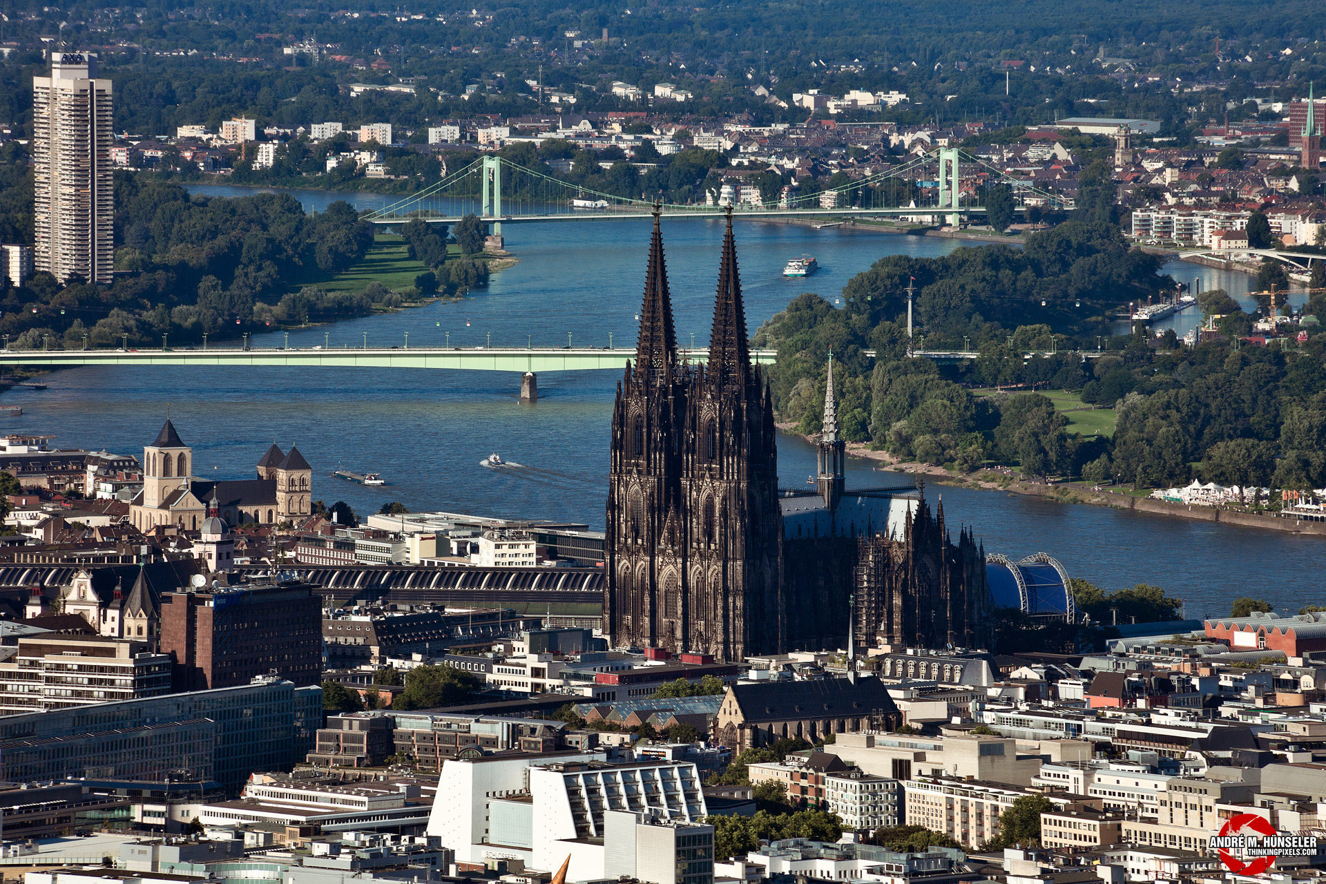 Luftaufnahme Kölner Dom