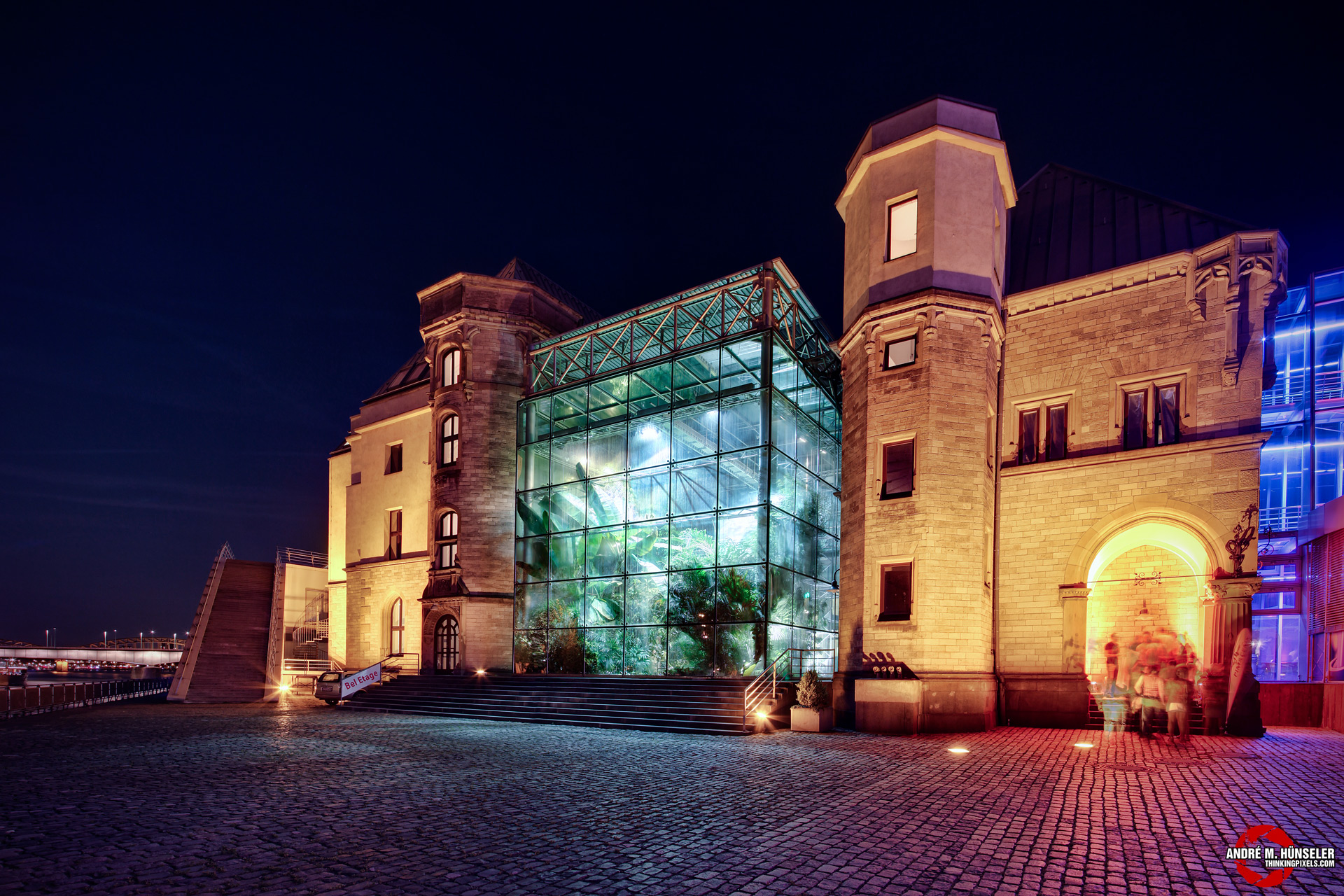 Schokoladenmuseum bei Nacht