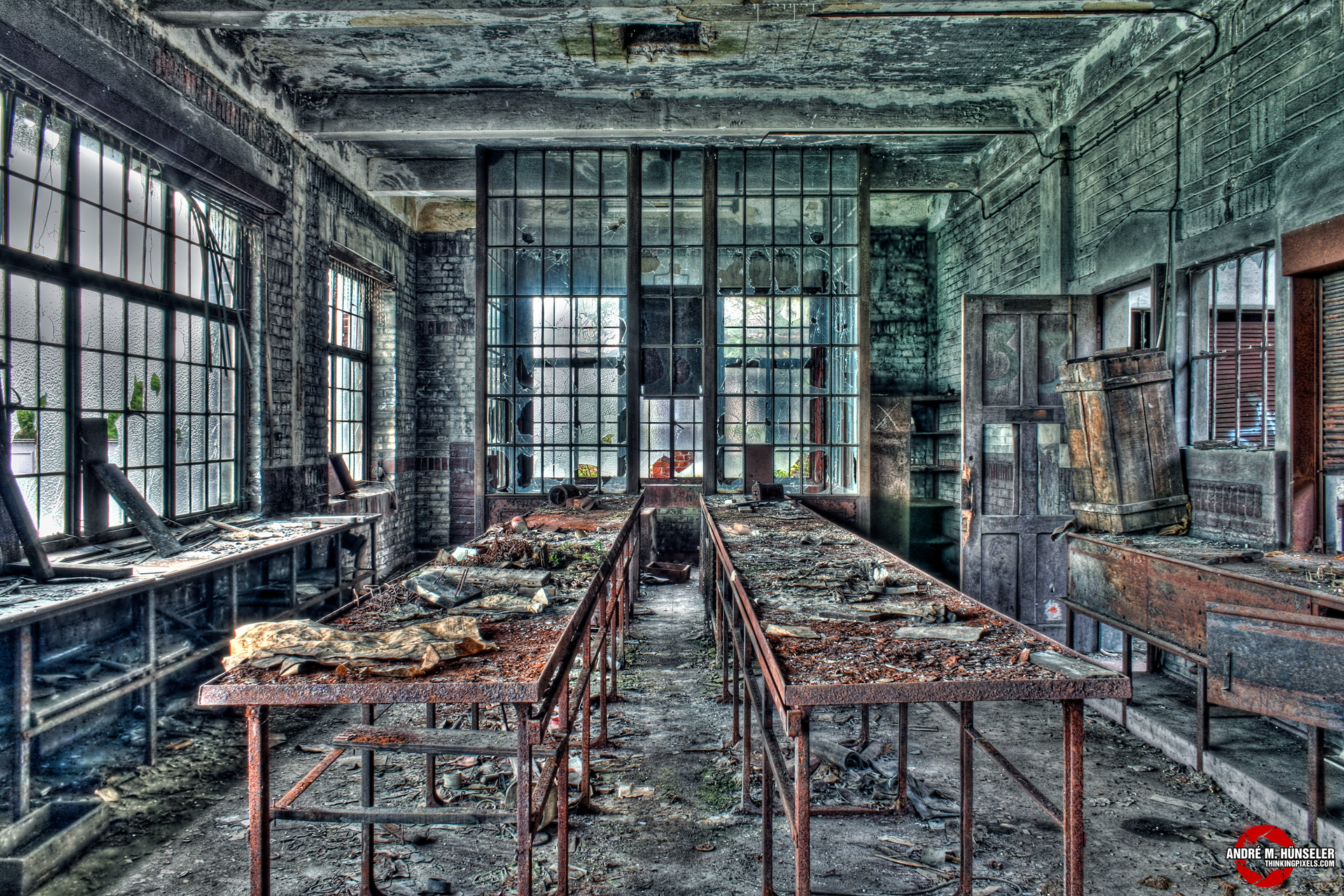 Verlassene Kohlemine Hasard Cheratte in Belgien