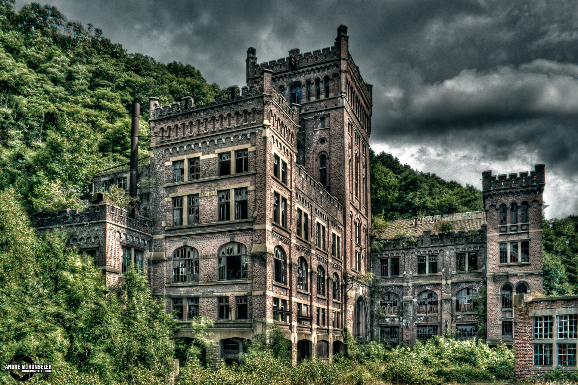 Verlassene Kohlemine Hasard Cheratte in Belgien