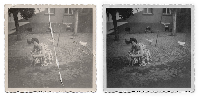 Digitale Fotorestauration Digitale Fotorestauration