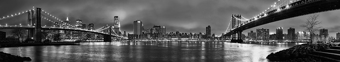 Brooklyn And Manhattan Bridges